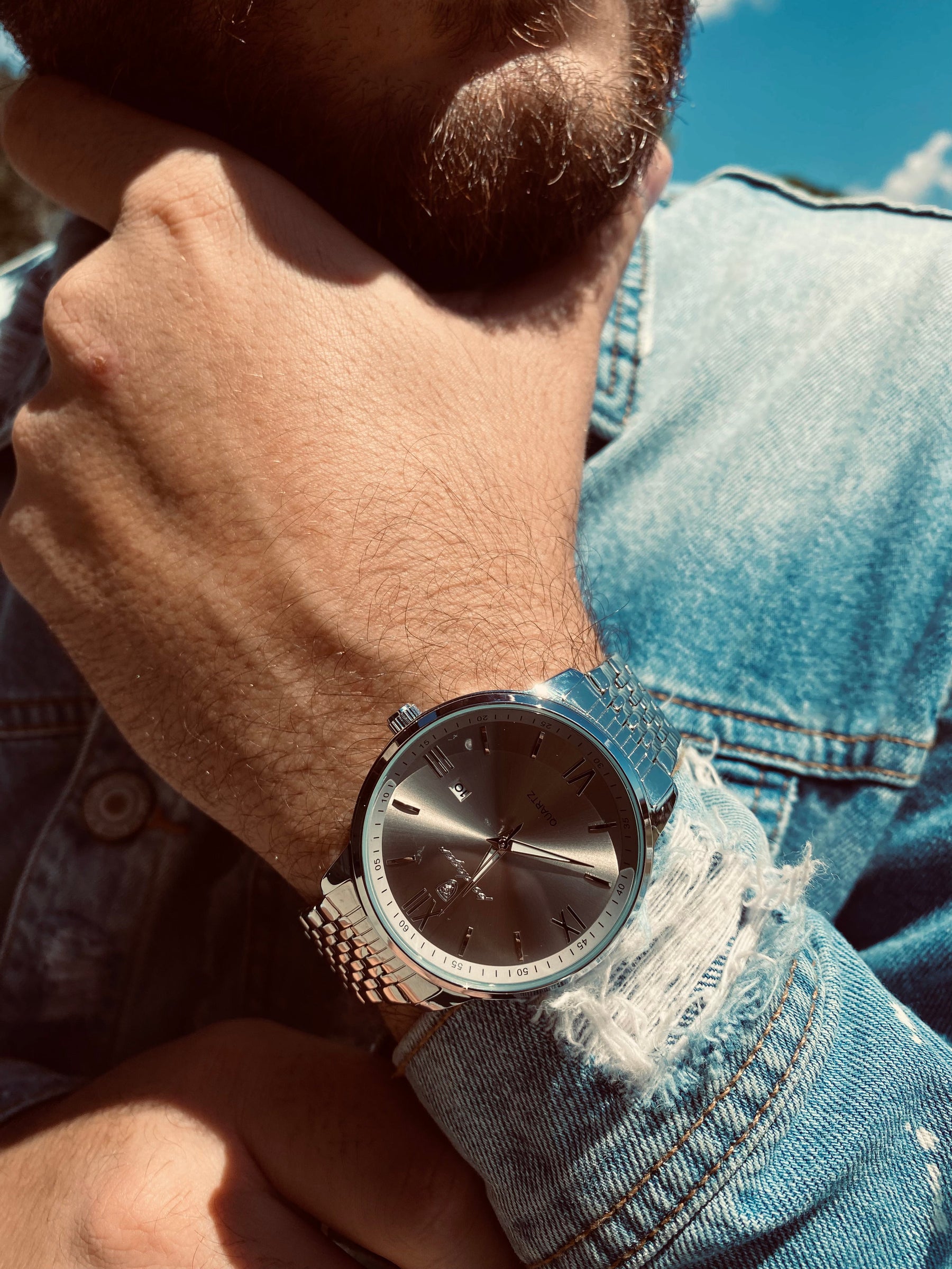 Poedagar Men's Quartz Watch - Buy 1 Get 3 Free