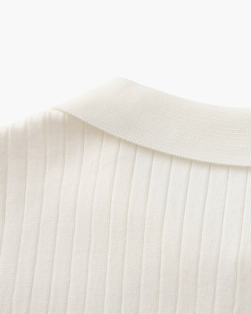 Premium Ribbed Cotton Polo Shirt
