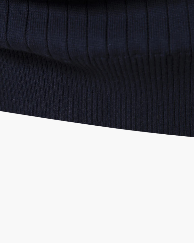 Autumn Zipper Sweater – Warm Cotton Knit Sweater