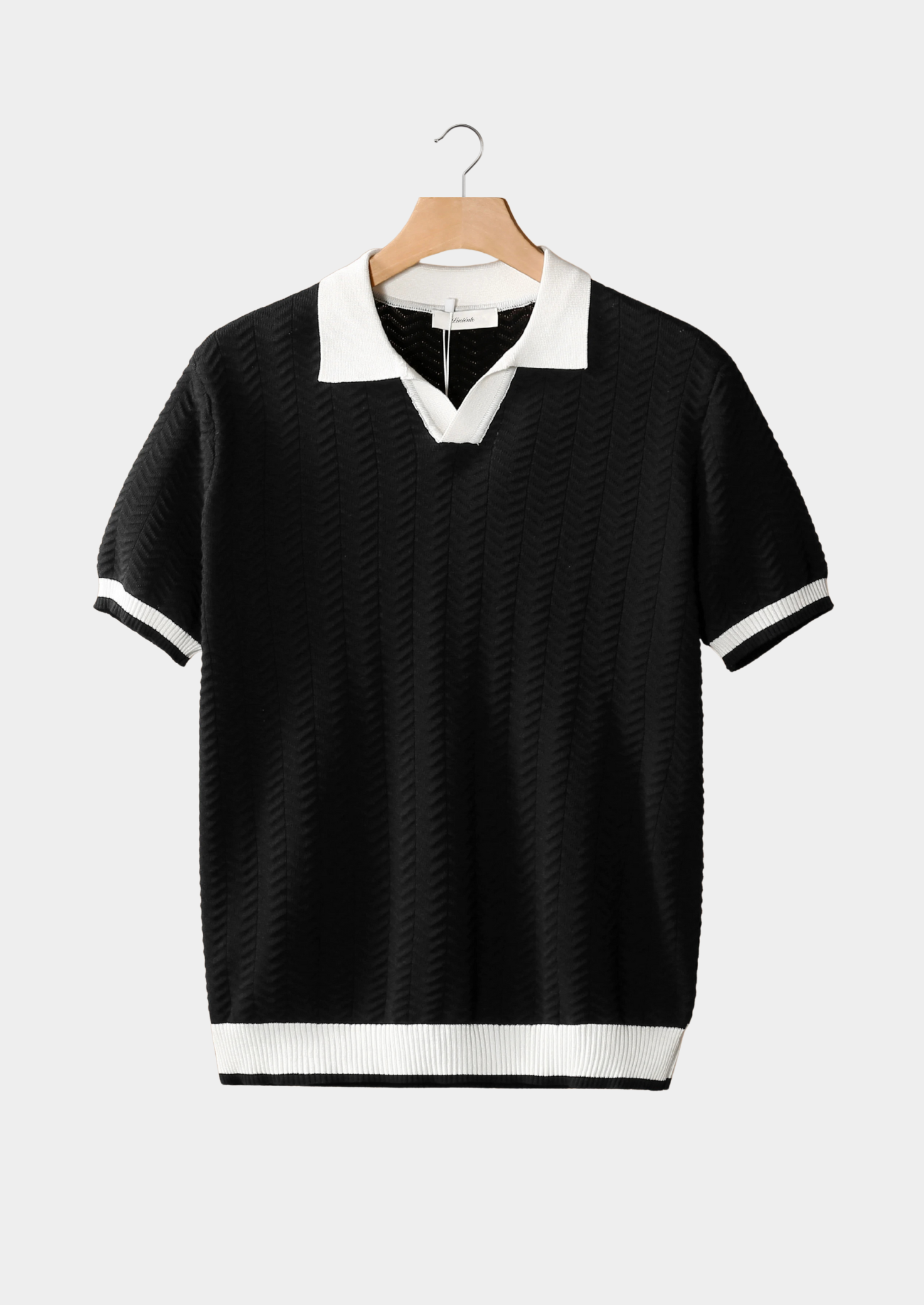 3D Textured Polo Shirt
