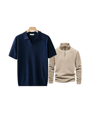 Buy 1 Get 2 Free - Premium Polo Shirt + Casual Sweatshirt