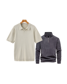 Buy 1 Get 2 Free - Premium Polo Shirt + Casual Sweatshirt