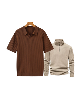 Buy 1 Get 2 Free - Premium Polo Shirt + Casual Sweatshirt