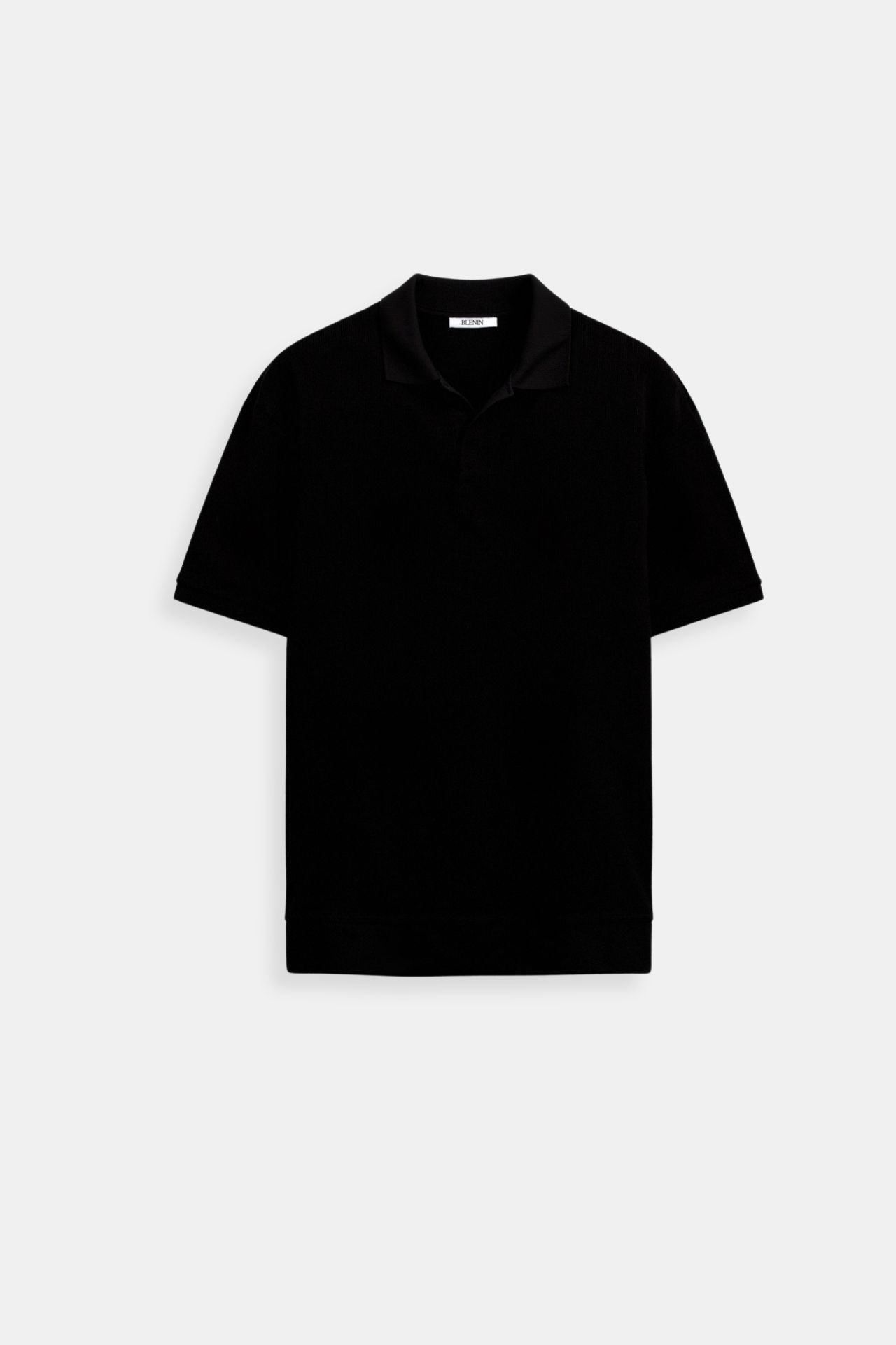 Wool-Blend Structured Polo Shirt