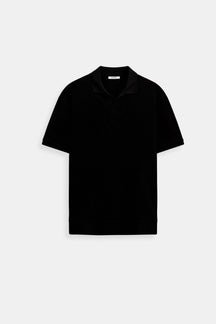 Wool-Blend Structured Polo Shirt