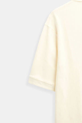 Wool-Blend Structured Polo Shirt