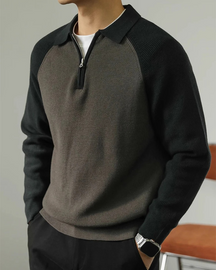 Litasmen Ravello Zip-Up Sweater – Premium Cotton Comfort