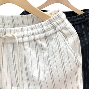 Men’s Striped Sweatshorts – Soft & Stylish Fit