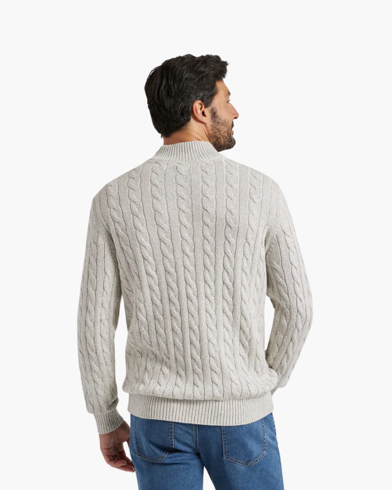 Men’s Bundle: Premium Ribbed Polo + Knitted Sweater – Buy 1 Get 2 Free