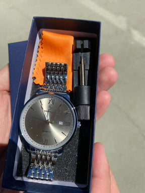 Poedagar Men's Quartz Watch - Buy 1 Get 3 Free