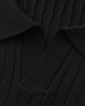 Men’s Bundle: Ribbed Cotton Polo + Poedagar Watch Premium