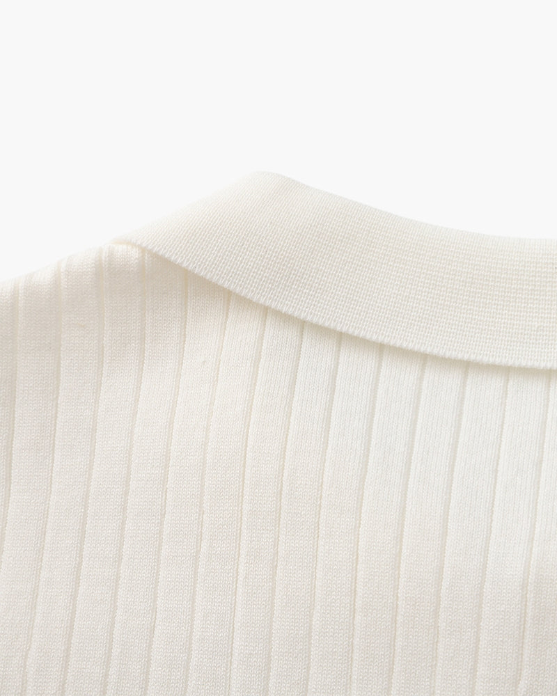 Premium Ribbed Cotton Polo Shirt