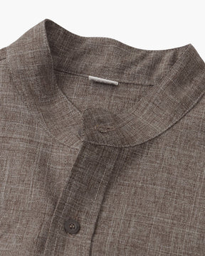 Premium Cotton Mandarin Collar Shirt