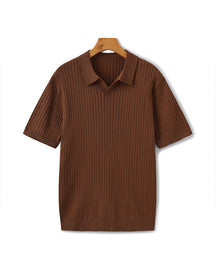 Premium Ribbed Cotton Polo Shirt