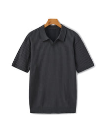 Premium Ribbed Cotton Polo Shirt