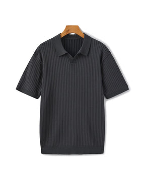 Premium Ribbed Cotton Polo Shirt