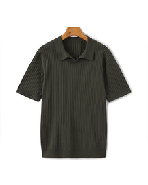 Premium Ribbed Cotton Polo Shirt