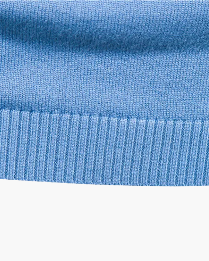 Litasmen Slim Fit High Neck Sweater – Elegant Cotton Blend