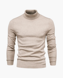 Litasmen Slim Fit High Neck Sweater – Elegant Cotton Blend