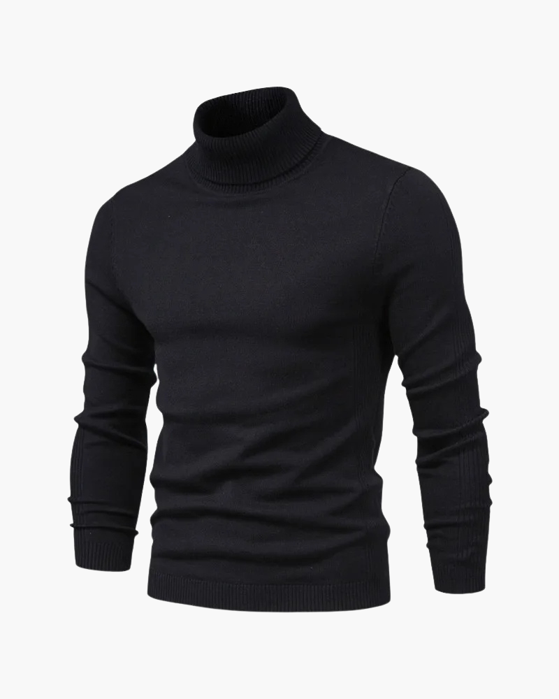 Litasmen Slim Fit High Neck Sweater – Elegant Cotton Blend