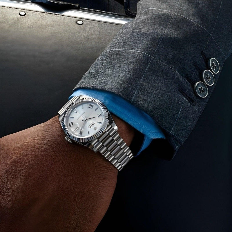 Litasmen Titan Luxe Watch – Premium Stainless Steel with Swiss Quartz Precision