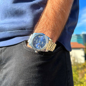 Litasmen Titan Luxe Watch – Premium Stainless Steel with Swiss Quartz Precision