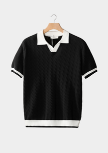 3D Textured Polo Shirt