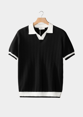 3D Textured Polo Shirt