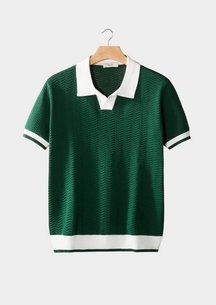 3D Textured Polo Shirt