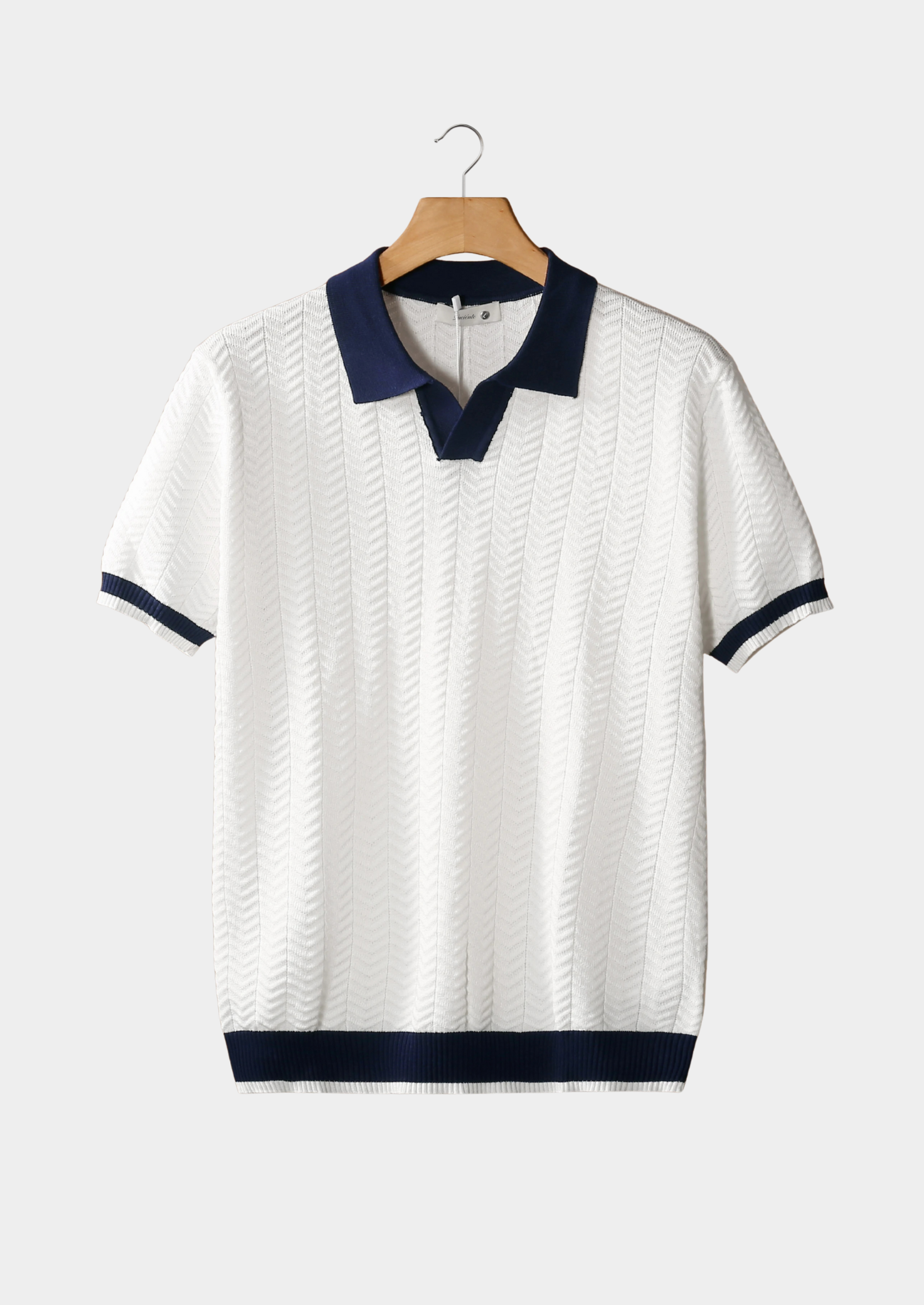 3D Textured Polo Shirt